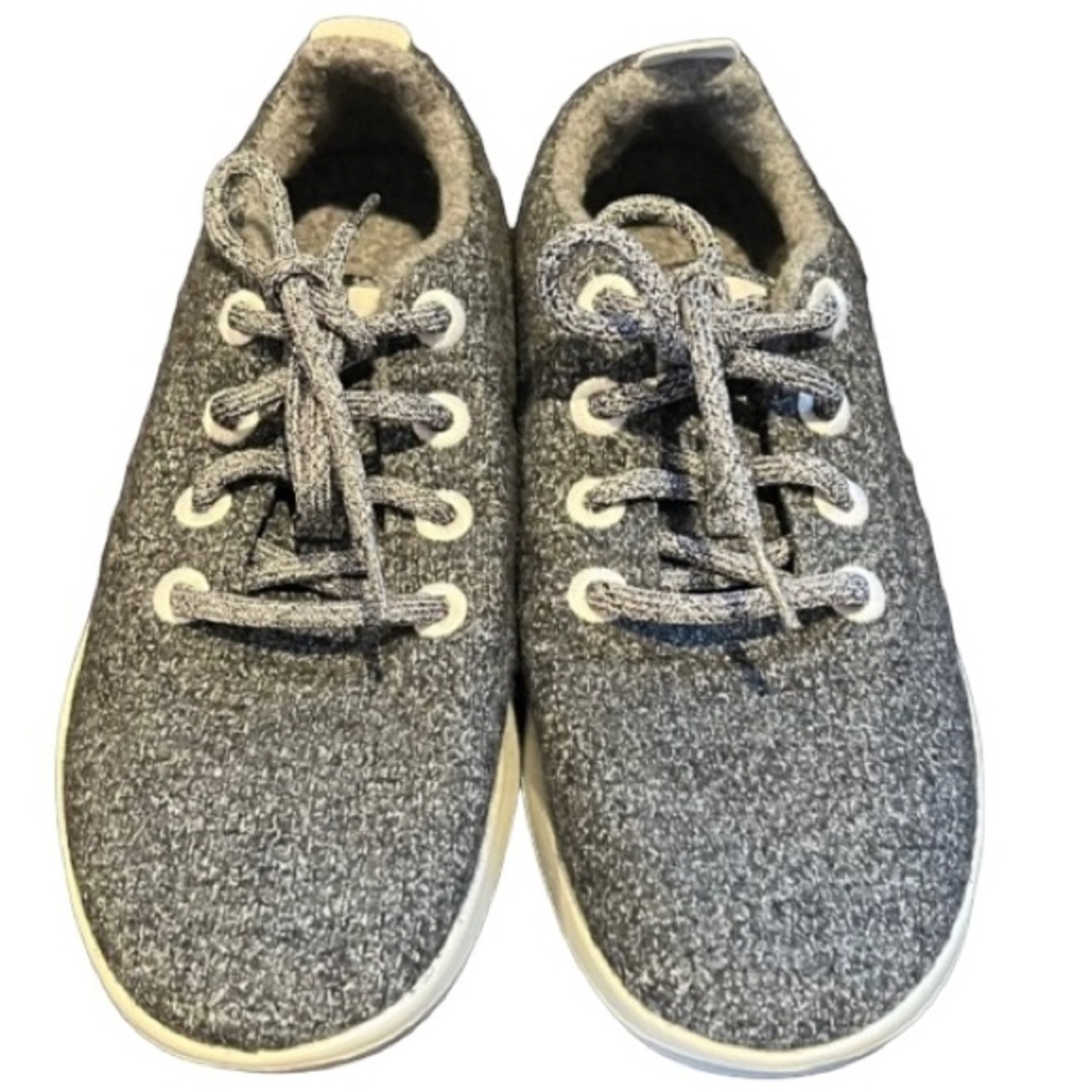 Allbirds Wool Runners, Womens Gray Running Shoes Size 8